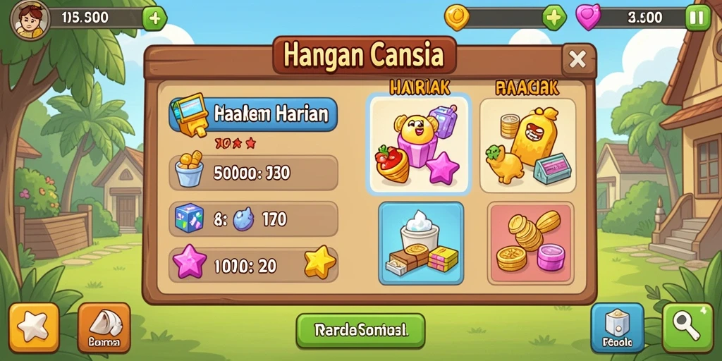 Screenshot kemenangan yang mendebarkan.