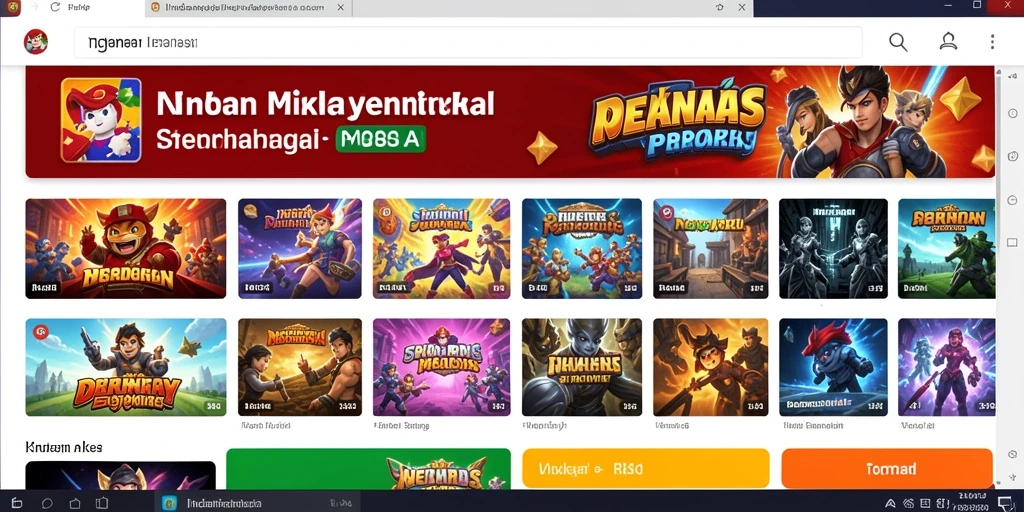 Tantangan menarik di setiap level.